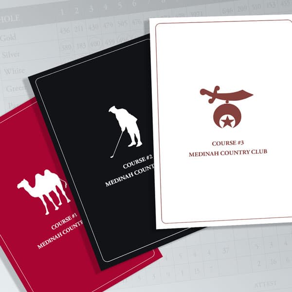 Medinah Country Club custom scorecard